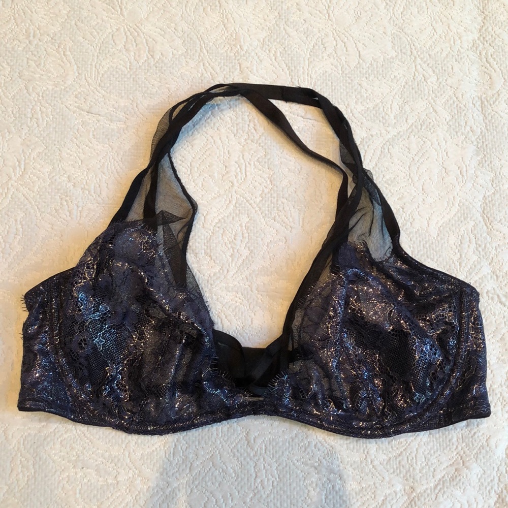 NWOT Victoria’s Secret Lace Racerback Plunge Bra